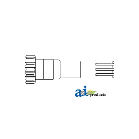 A & I Products Pinion Shaft, PTO Power Input 8" x3" x3" A-906919M91